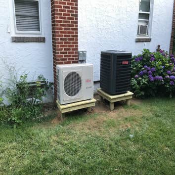 18k BTU Ductless Split & 2 ton