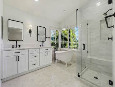 Bathroom remodel - San Diego 92128 If your bathroom feels outdated, we offer a variety of bathroom layout ideas to inspire your complete bathroom remod