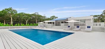 East Hampton, NY : new construction / renovation / new pool, deck, interior & exterior etc done by our company. Stay tuned for more . Photo credit: Sot