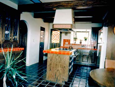 1980: Bold & Dark Kitchen Remodel This old Spanish style home in University Heights overlooking Mission Valley needed a major remodel of the kitchen. W