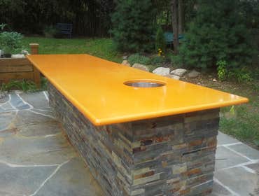 enameled lava outdoor kitchen