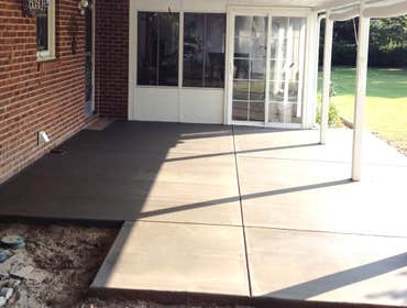 Concrete Patio