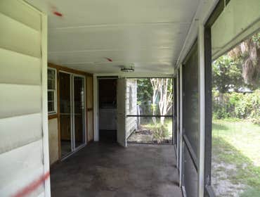 before patio