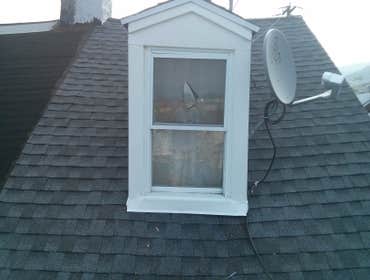Photo(s) from Jays Roofing And Remodeling Metal seamed roof, destroyed from hail...