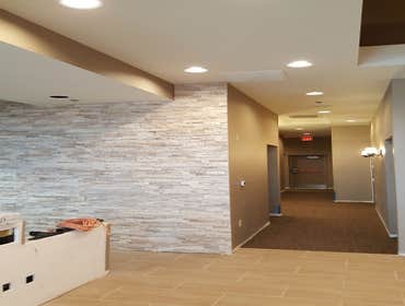 tile feature wall