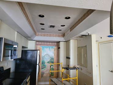 Photos by Difer Quality Work #7 -Taking down a portion of a wall to patch up old door entryway to bedroom and install new entryway.
-Tear down mirrored