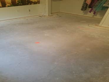 Picture after removing carpet