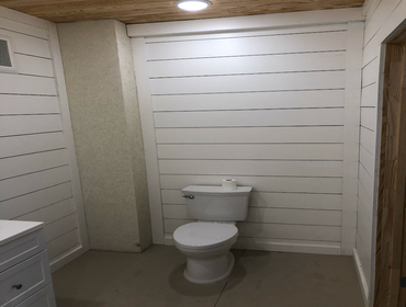 Bathroom Remodeling by Beach Remodeling HHI Bathroom remodel in Sea Pines with custom showers, tile, vanities, fixtures, lighting by Beach Remodeling H