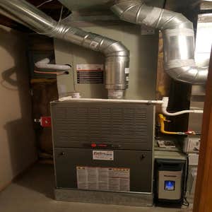 80% efficient Trane Furnace
