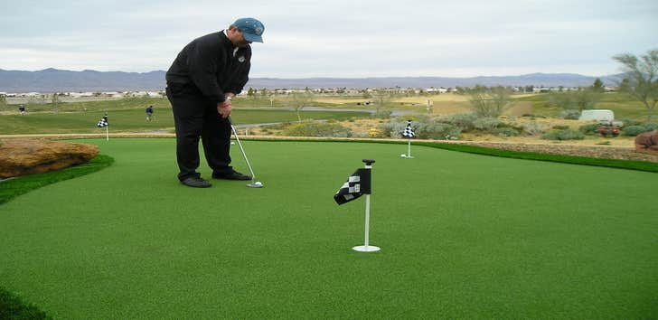 Putting Green Putting Green at Los Lagos Golf Course in Fort Mohave,AZ