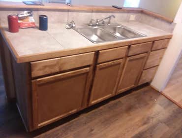 Fairground Road Replace cabinets, replace flooring