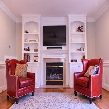 Fireplace Mantle w/ Built Ins