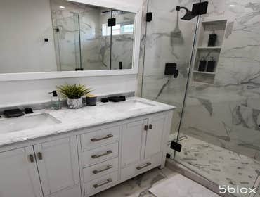 Bathroom Remodel In Whittier, CA (Before/After) We went through an extensive planning process before approaching this bathroom remodel. The owners were