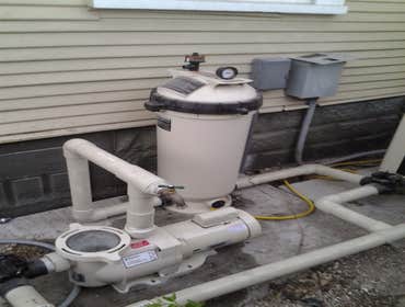 Photos by MAN Electric EC-22857 #3 Removed a 100 amp meter and upgraded a 200 amp meter loop service and water softener for swimming pool which include