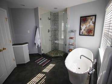 Wide Bathroom View