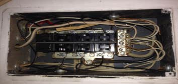 old panel -no ground system
