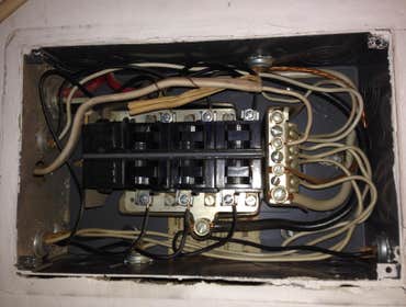 old panel -no ground system