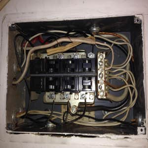 old panel -no ground system