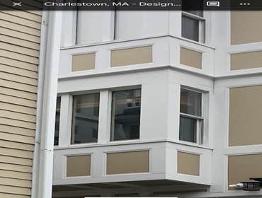 Contemporary 3 Story Addition Window Detail - Charlestown, MA