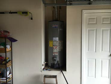 Leaking water heater