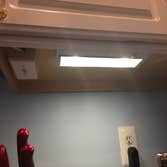 Kitchen In this kitchen I installed 4 recessed lights, a ceiling fan, and under cabinet lights.