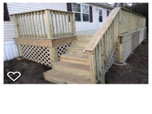 10x30 Pressure Treated deck