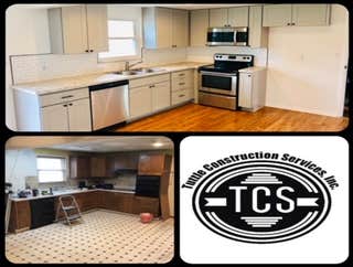 Photos by Tuttle Construction Services Inc #6 Kitchen & living room remodel.