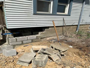 Photos by C.S Remodeling & Construction #1 Dust protection and entry to home protection temporary wall built to prevent anyone or anything from getting