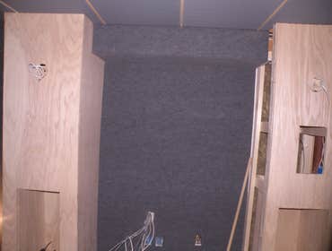 Photos from Vh improvement inc transforms a room in the basement into a media room