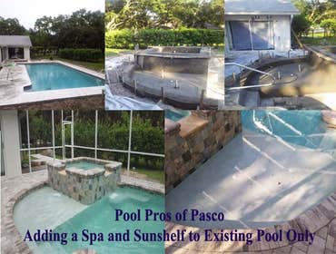 Pool and Spa Construction and Remodeling See some of the work we do all the time. From paver or travertine decking or driveways to new pool constructio