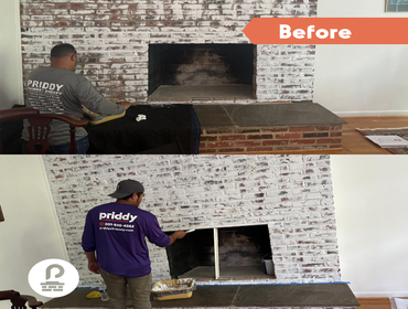Electric Fireplace Insert Check out this stunning transformation! We upgraded this outdated fireplace with a sleek electric insert and gave the brick a