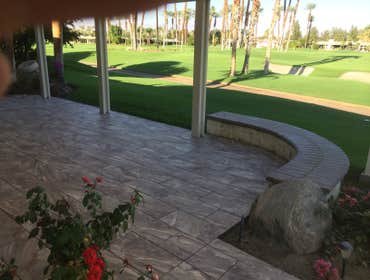Back patio