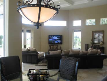 Various photos of a couple of the many professional installations Connected Technology has done. From full-blown home theaters to music, lighting contr