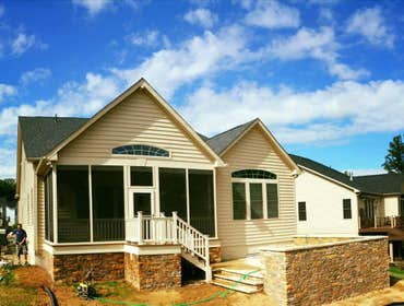Screened Porch in Almond