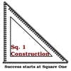Sq 1 Construction Company logo