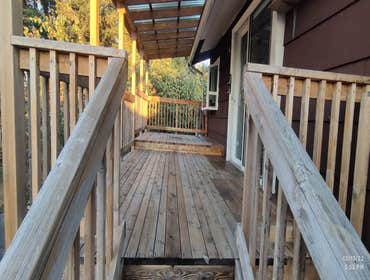 Saul's Quality Painting LLC Project #1 Initially Just a repainting of the home, later the client asked to add the painting of the deck to the job agree
