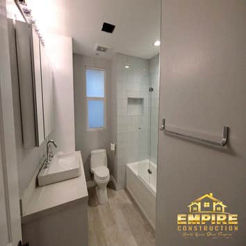 BEFORE & AFTER PROJECTS This gallery describes all types of projects that was done by Empire Construction, from standard bathroom remodeling to raised 