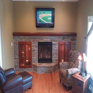 Fireplaces Here are some photos of some fireplace projects that we have completed. Take a peak!