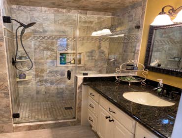 Bathroom Addition by Reivnt #4 Efficiently installed all necessary plumbing lines, adhering to industry standards and regulations to ensure a fully fun