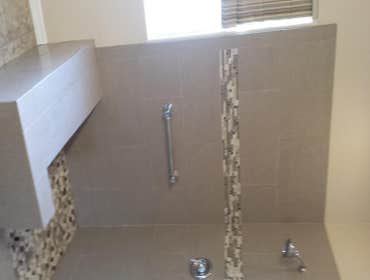 bench shower