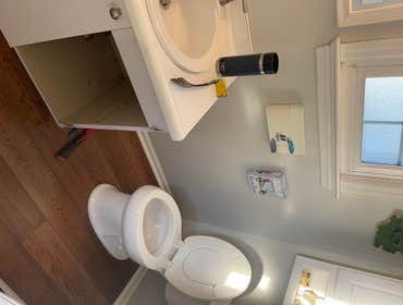 Latest Powder room + floor 2/14/23