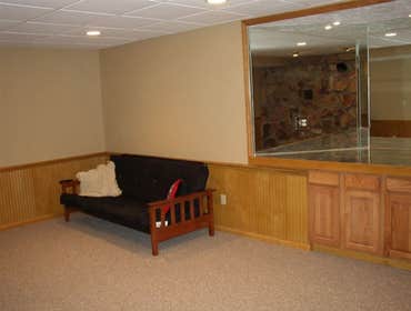 Game Room and Basement We work with you to ensure that each project is done right the first time.