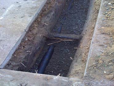 Sewer Drain Installed