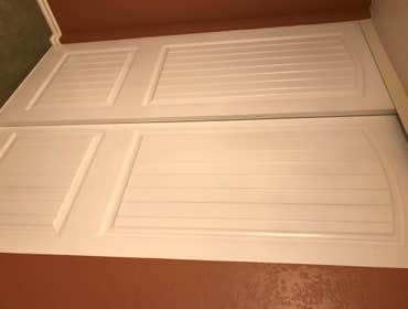 New custom closet doors