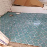 Bathroom floor process