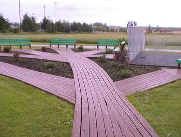 Trex Deck w/benches for school