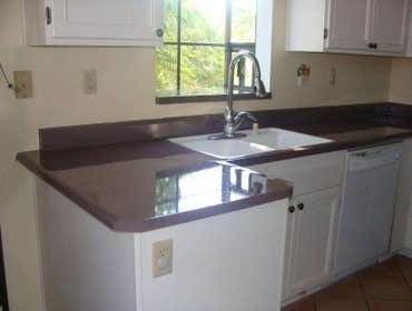 new countertop sink install
