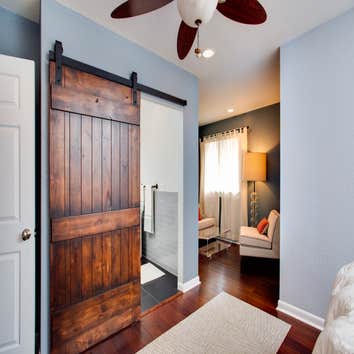 Barn Door to Master Bath