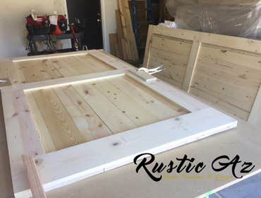 Our Work We take pride in our pieces, whether they are a barn door made of knotty alder wood, or a custom closet that will increase the value of your h