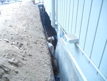 My Project exterior membrane basement waterproofing Basement waterproofing